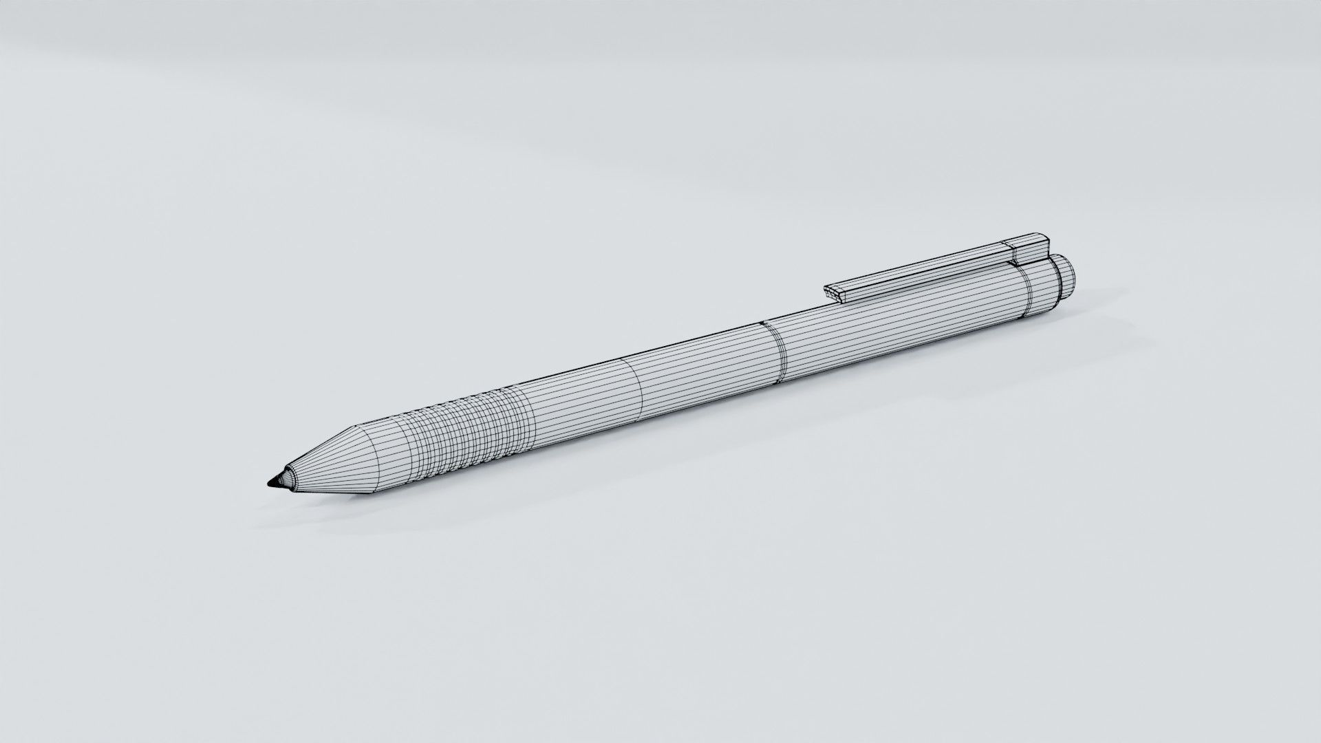 Pen 3D Low-poly 3D model_7