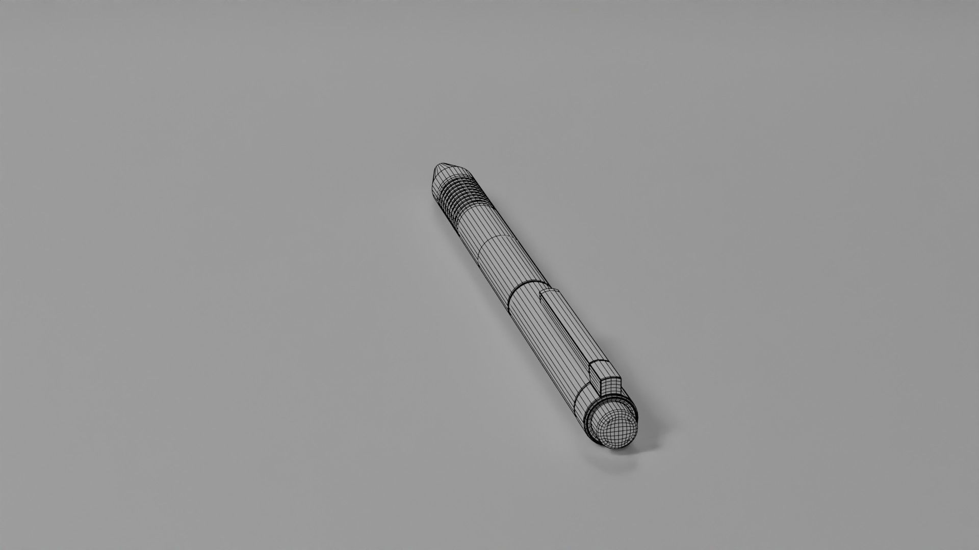 Pen 3D Low-poly 3D model_8