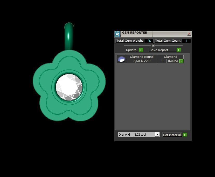 Pendant P129 3D Print Model 3D print model_1