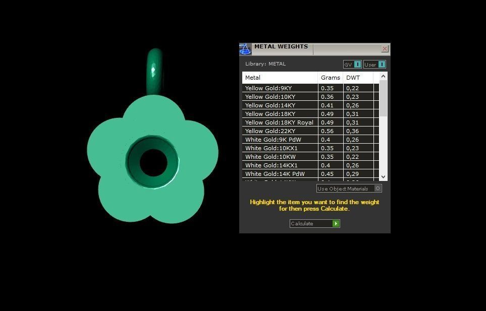 Pendant P129 3D Print Model 3D print model_3