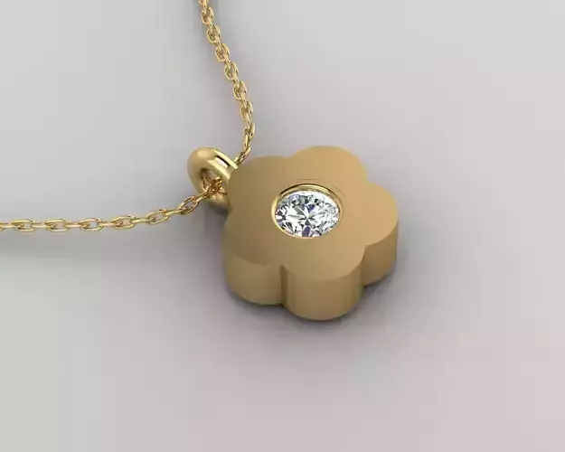 Pendant P129 3D Print Model 3D print model