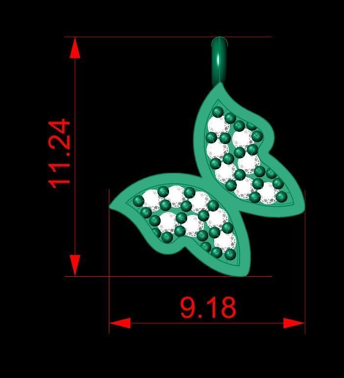 Pendant P131 3D Print Model 3D print model_2