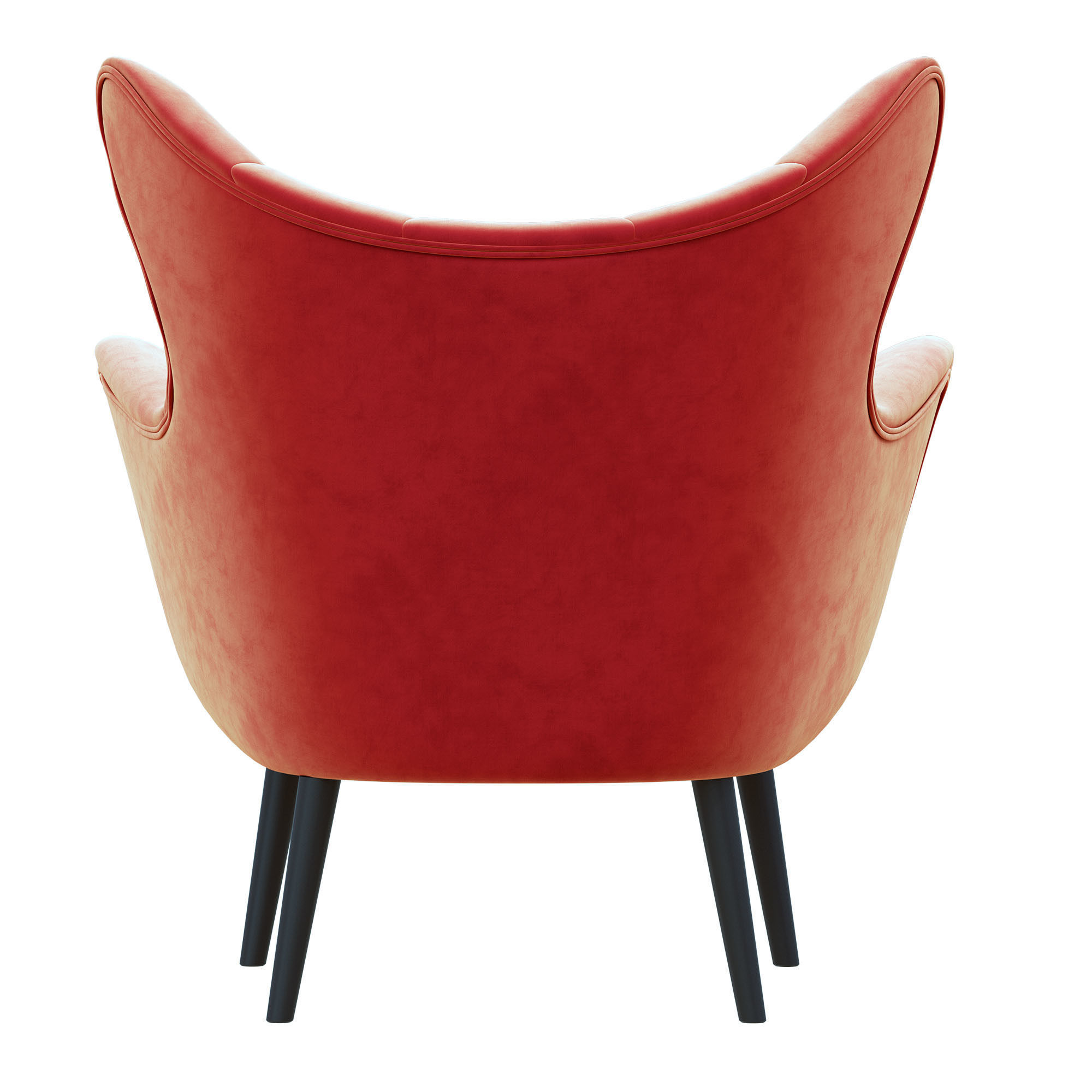 Bouck Wingback Chair 3D model_2
