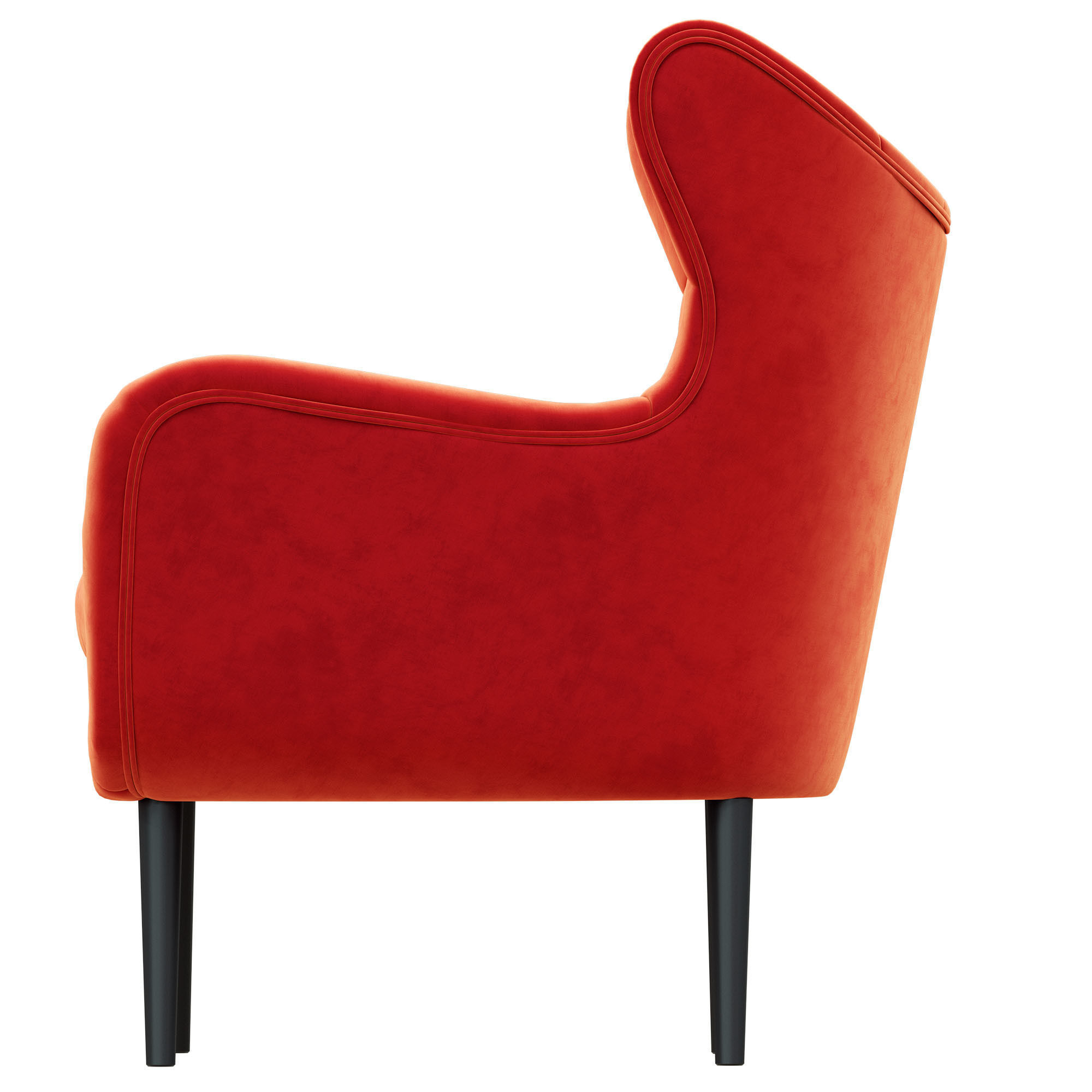 Bouck Wingback Chair 3D model_3