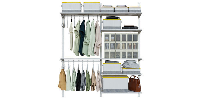 ikea BOAXEL BOXEL wardrobe 3D model