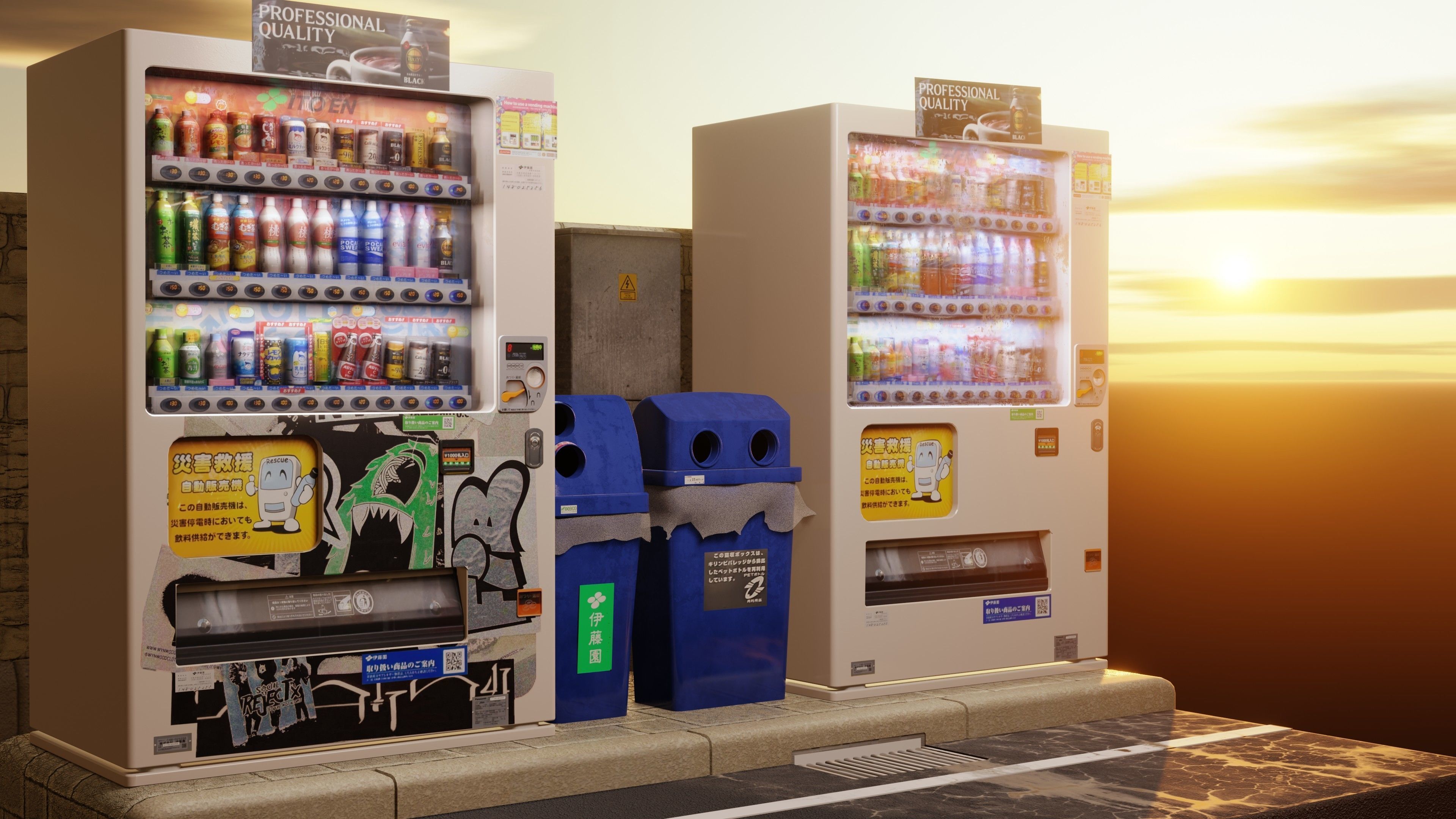 Vending Machine 4 Low-poly 3D model_10