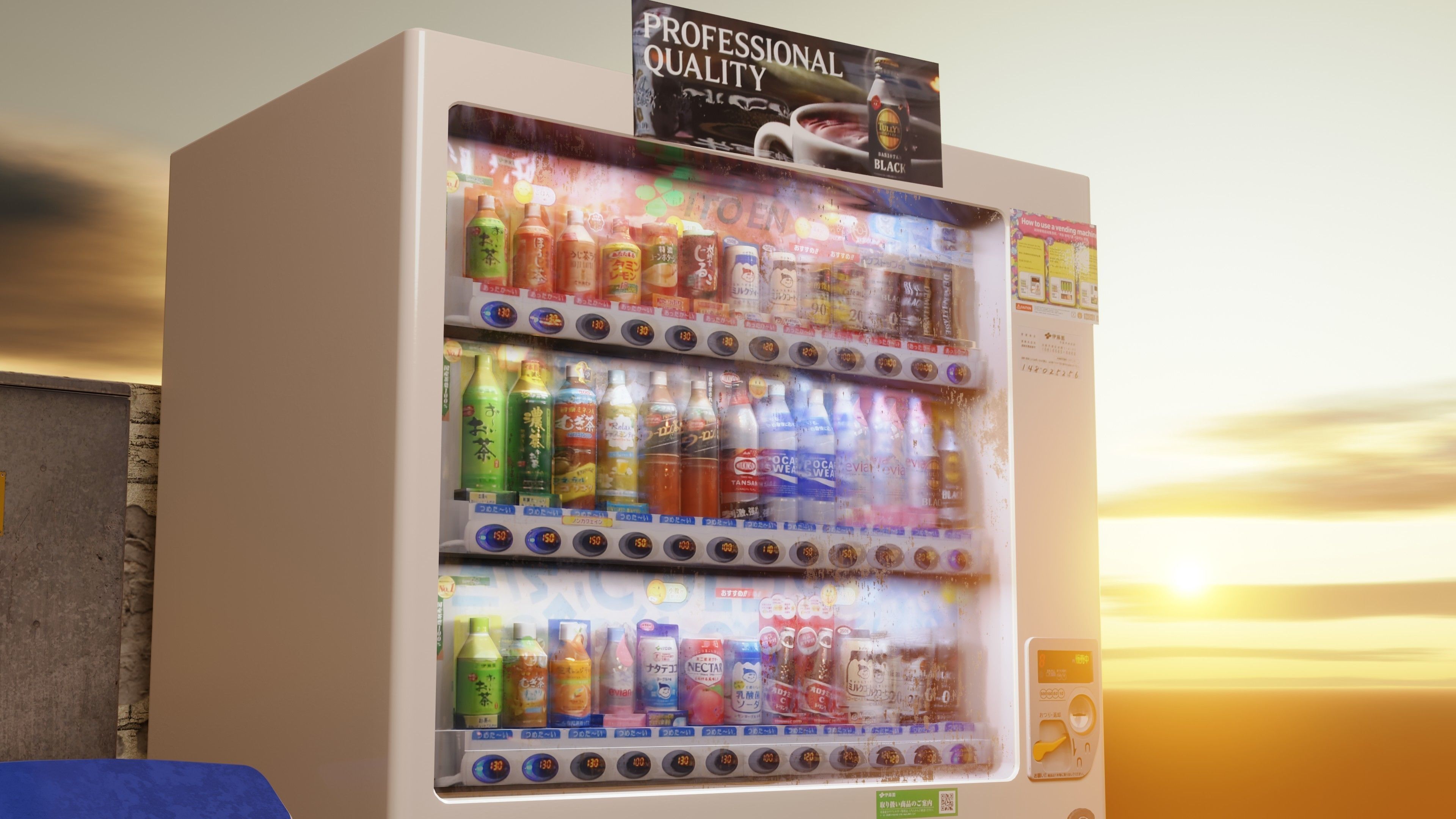 Vending Machine 4 Low-poly 3D model_11
