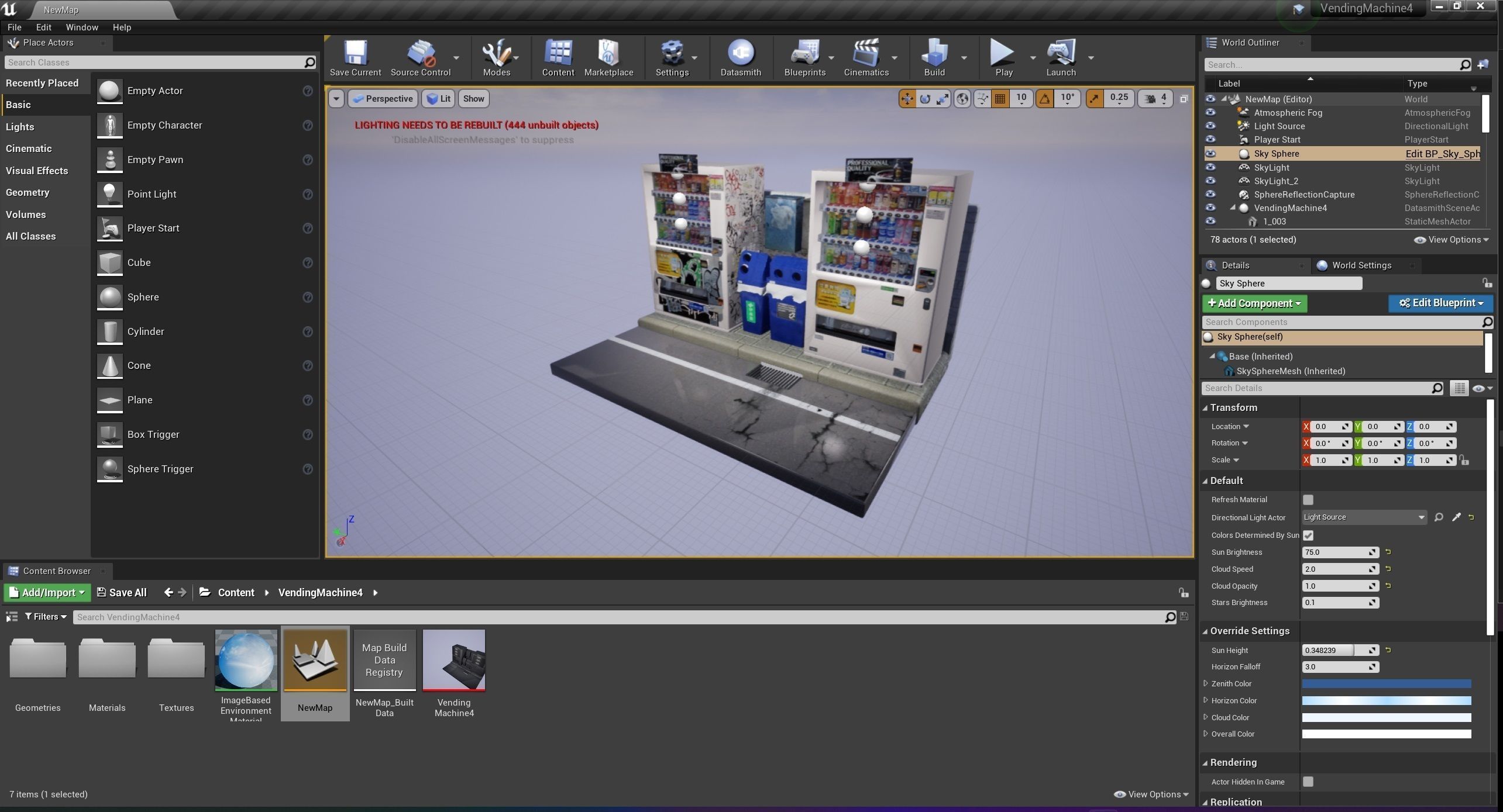 Vending Machine 4 Low-poly 3D model_2