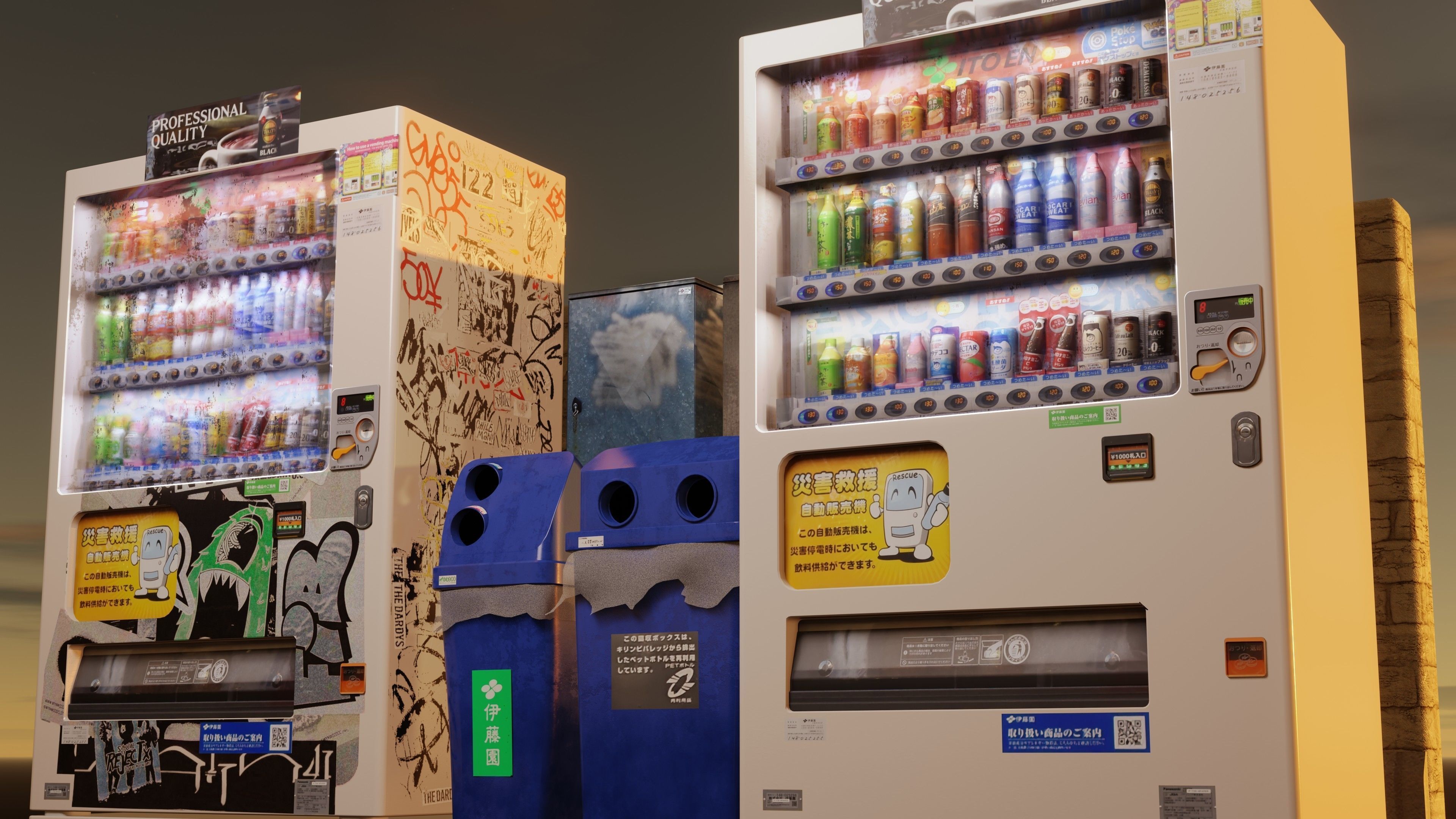 Vending Machine 4 Low-poly 3D model_5
