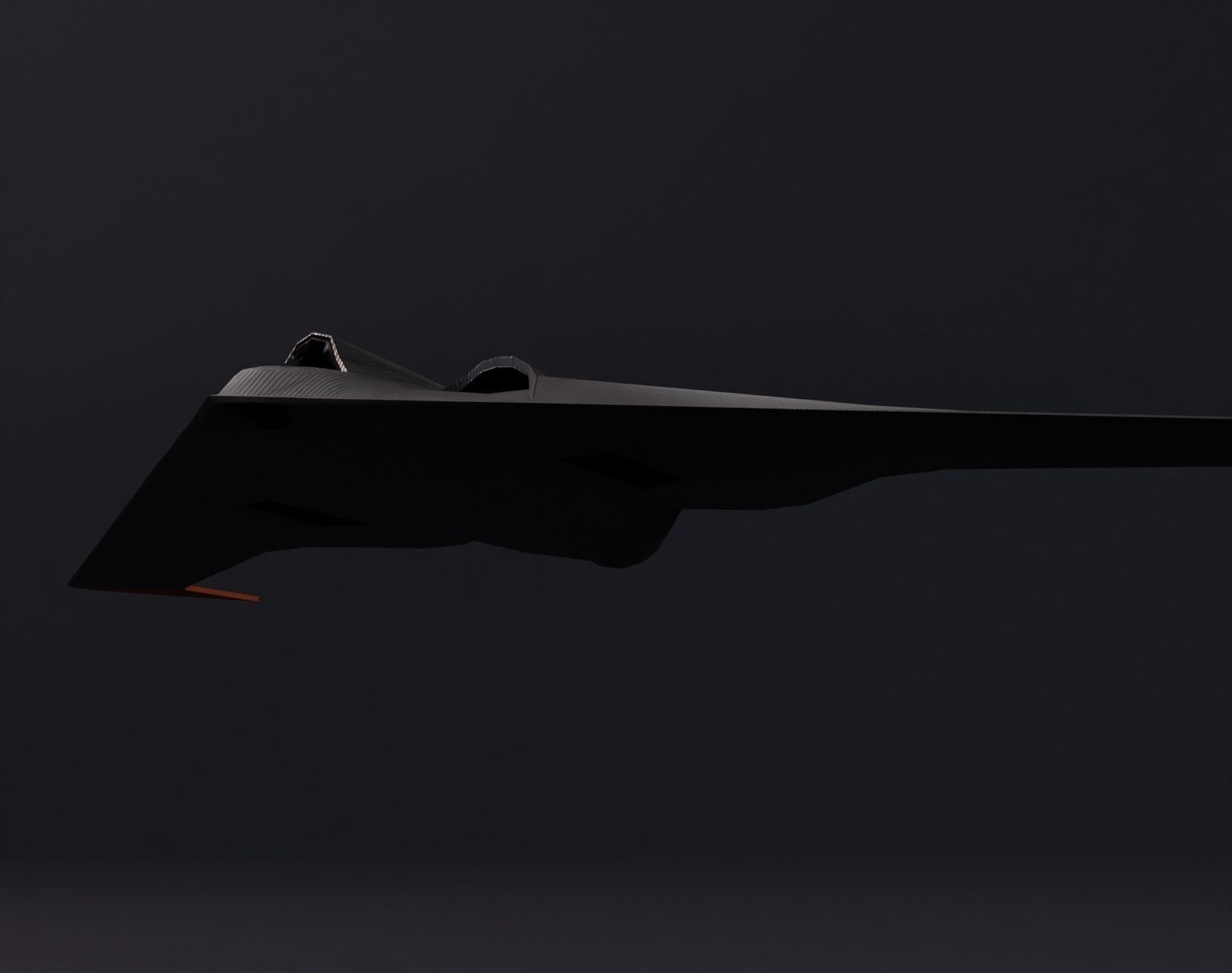 UCAV Stealth Drone 3D Model Low-poly 3D model_22