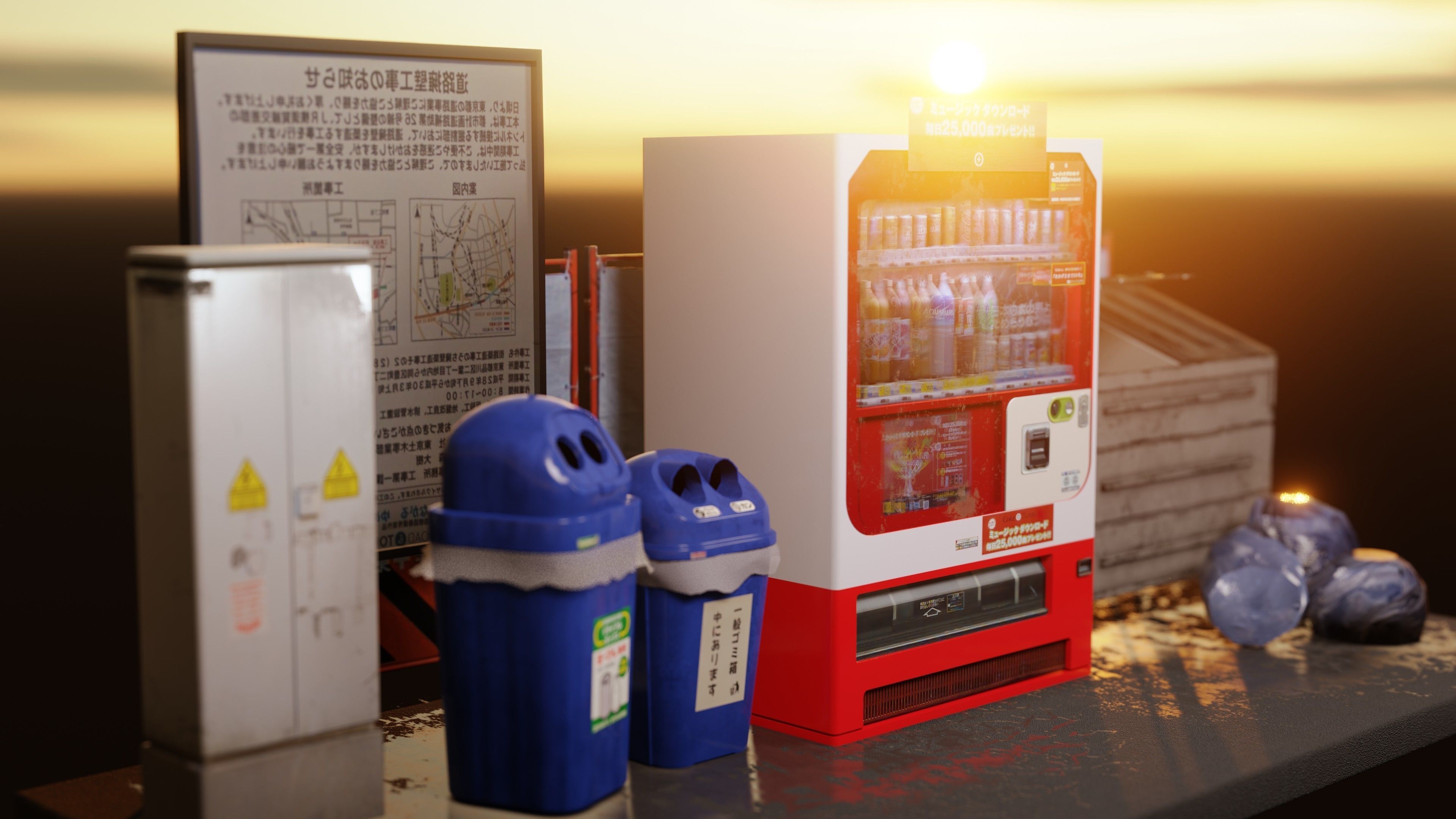 Vending Machine 5 Low-poly 3D model_11