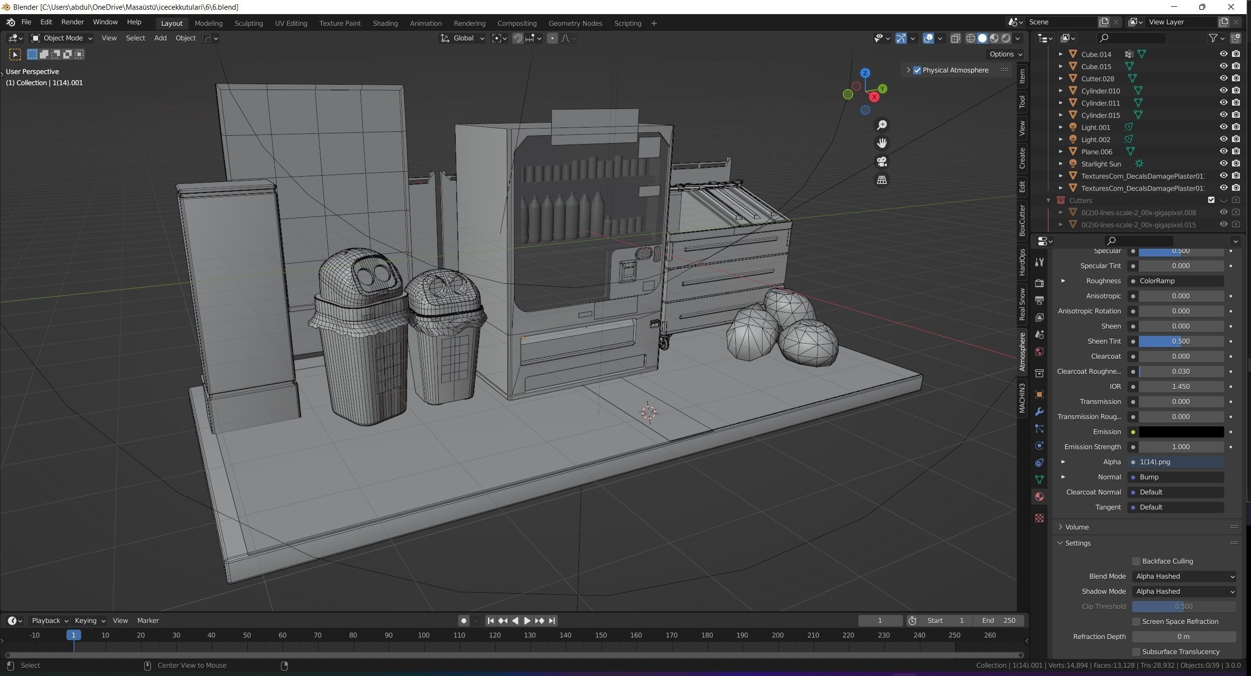 Vending Machine 5 Low-poly 3D model_5