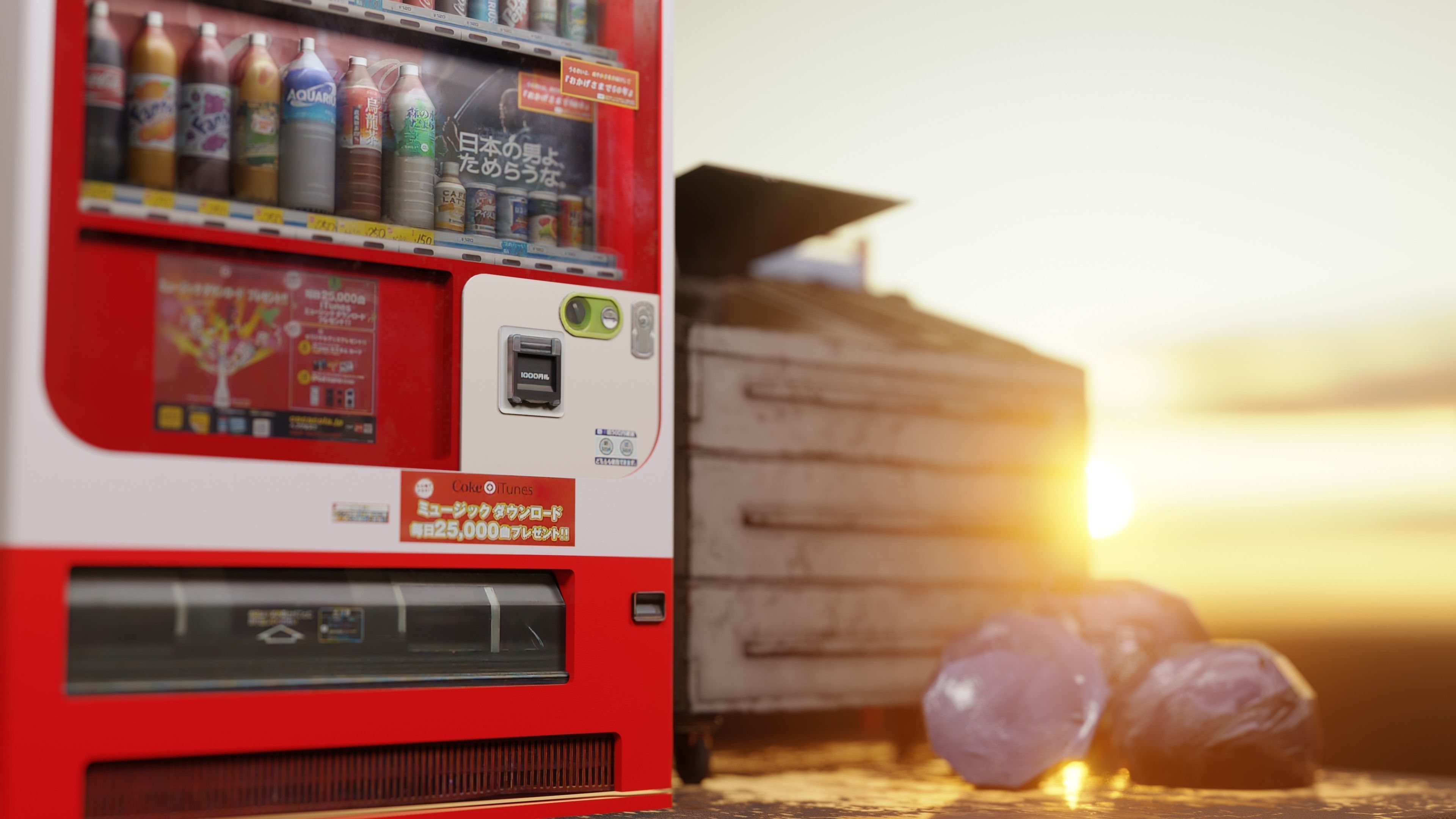 Vending Machine 5 Low-poly 3D model_8