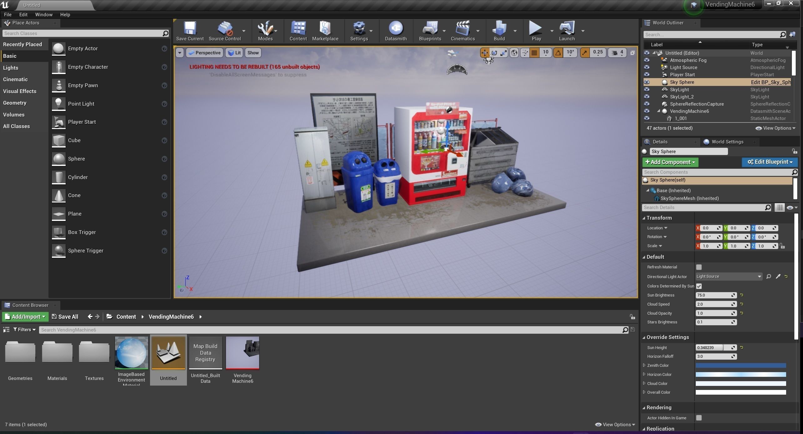 Vending Machine 5 Low-poly 3D model_4