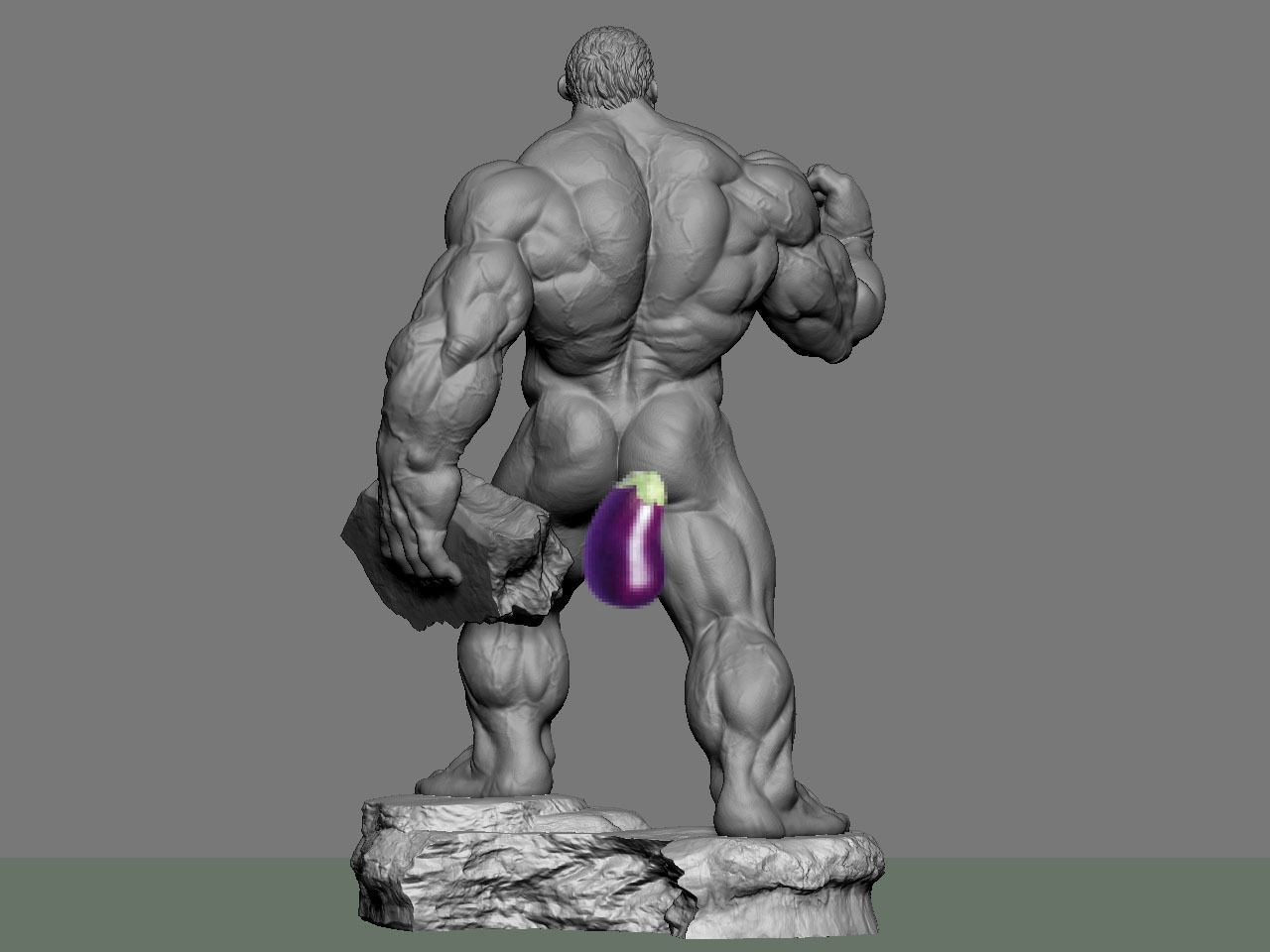 Hulk NSFW 3D print model_8
