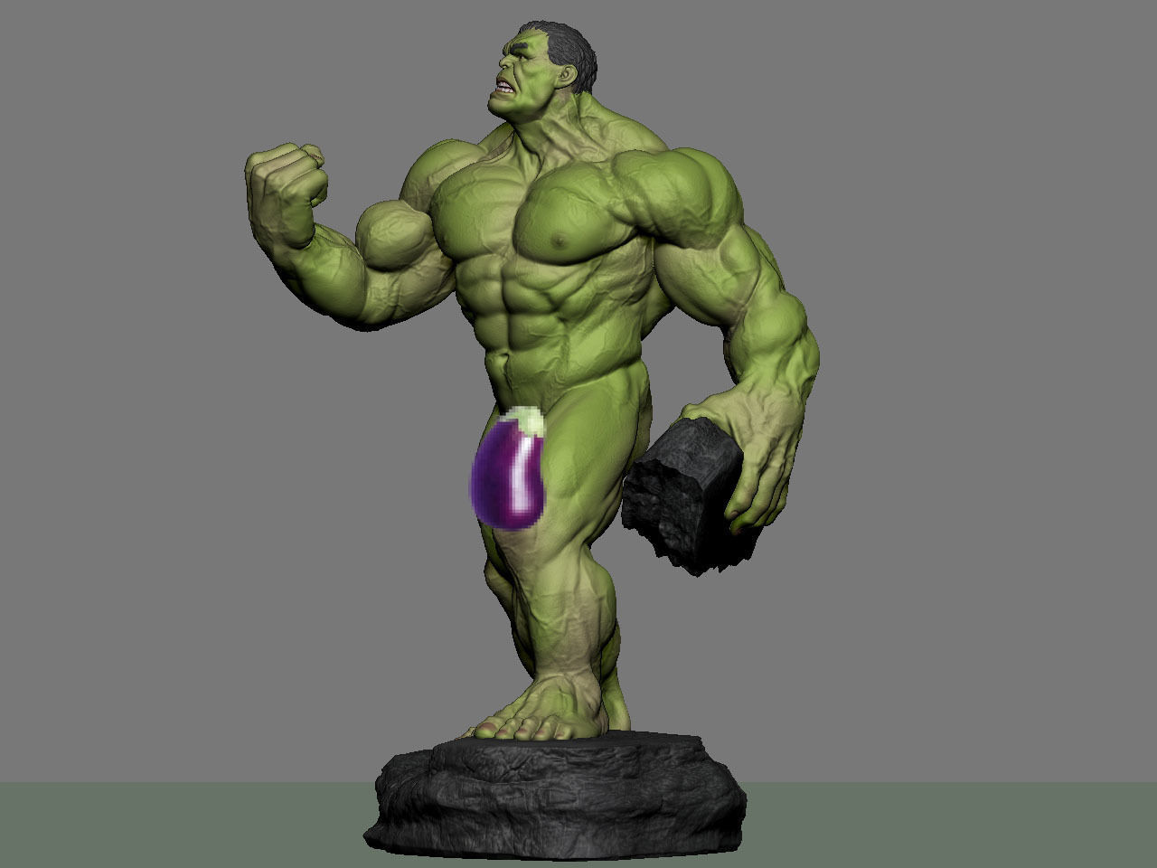 Hulk NSFW 3D print model_1