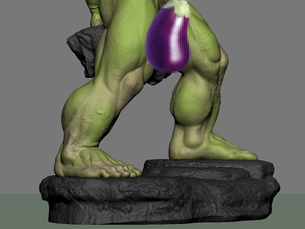 Hulk NSFW 3D print model_43