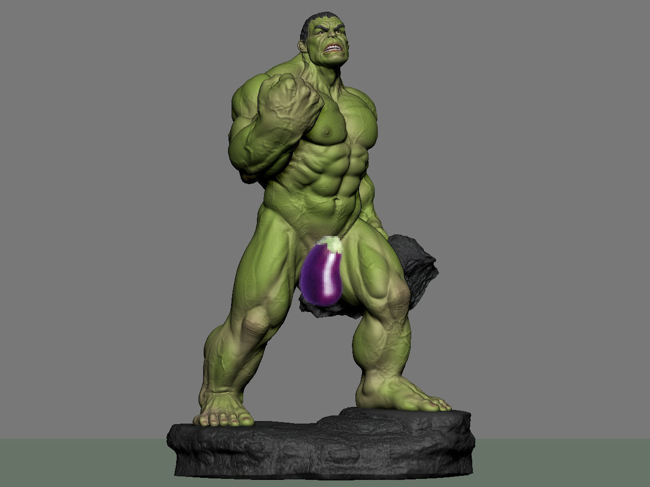 Hulk NSFW 3D print model_13