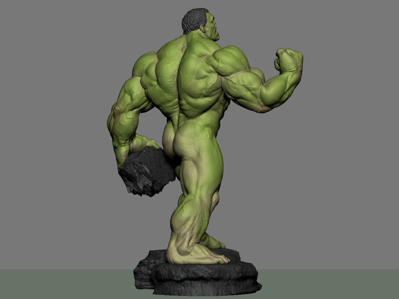 Hulk NSFW 3D print model_9