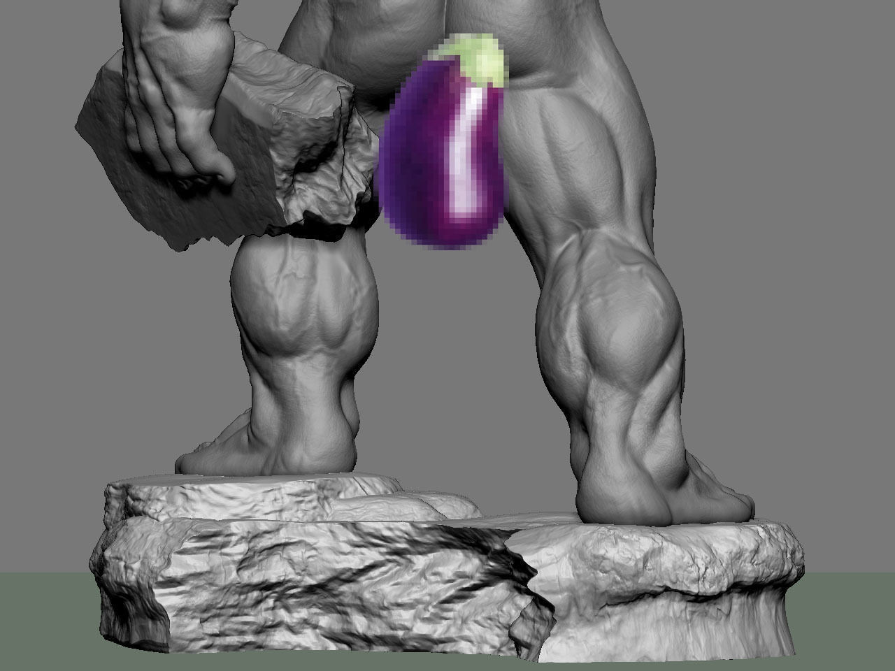 Hulk NSFW 3D print model_40