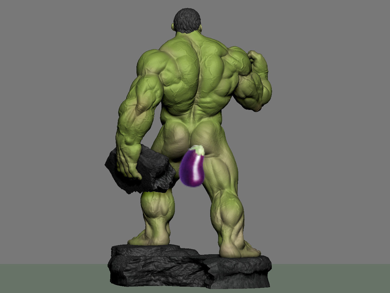 Hulk NSFW 3D print model_7