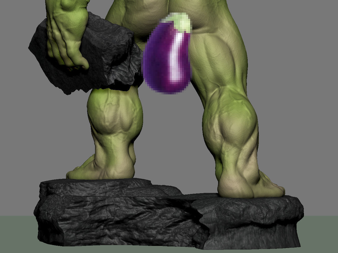 Hulk NSFW 3D print model_39