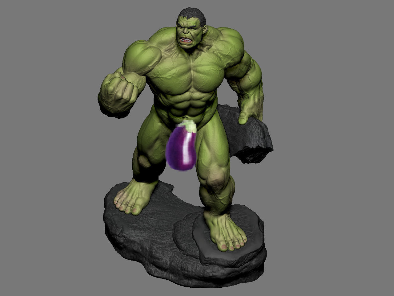 Hulk NSFW 3D print model_47