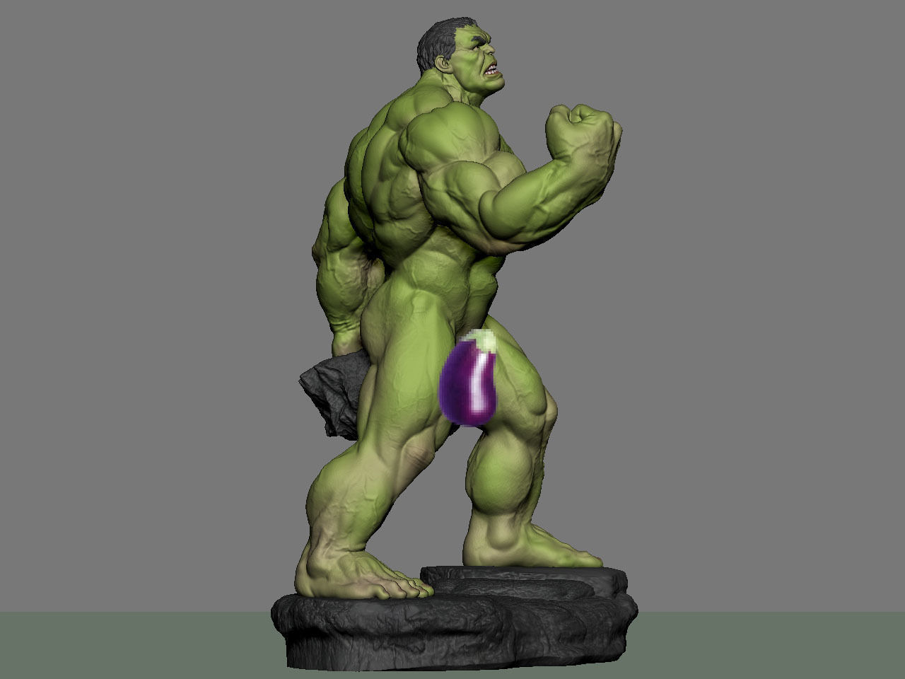 Hulk NSFW 3D print model_11