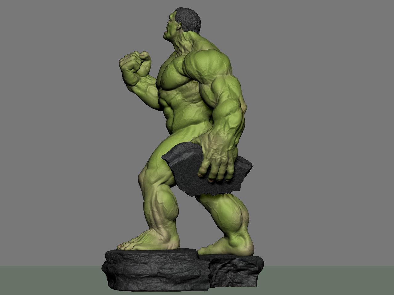 Hulk NSFW 3D print model_3