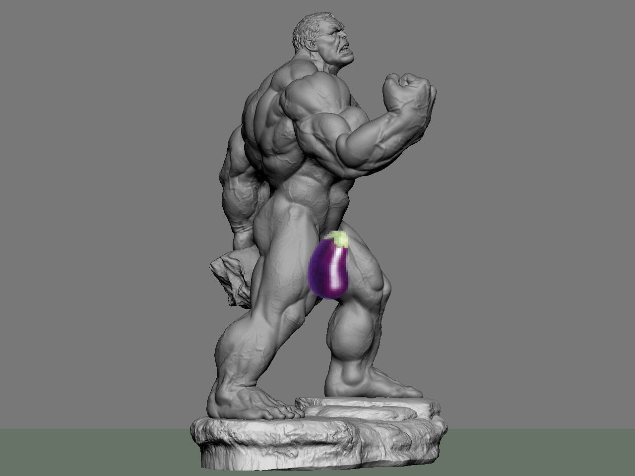 Hulk NSFW 3D print model_12