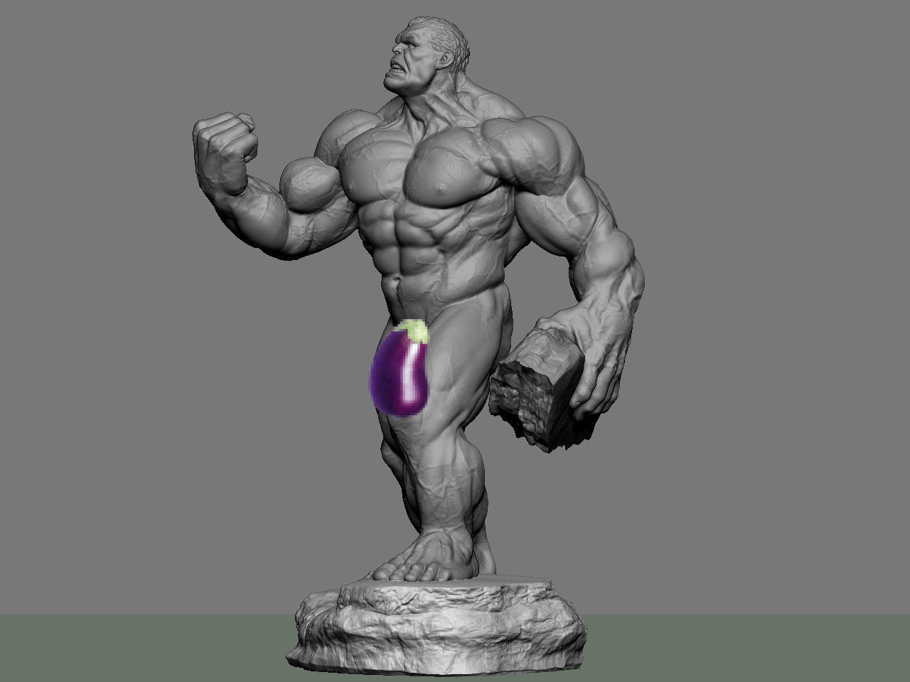 Hulk NSFW 3D print model_2