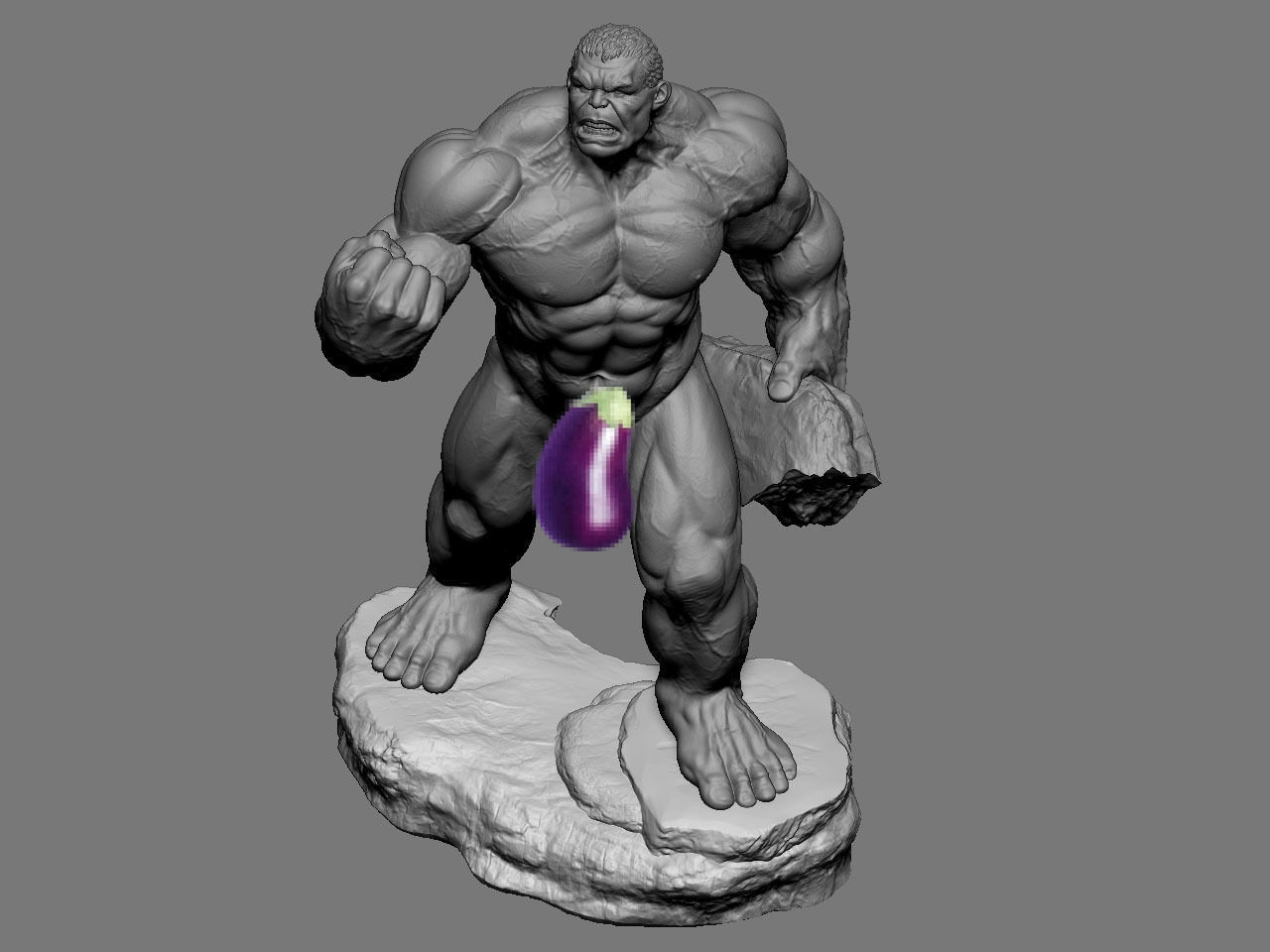 Hulk NSFW 3D print model_48