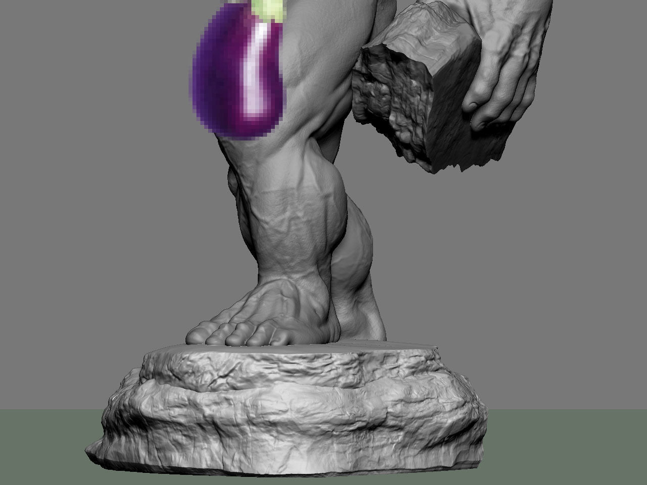 Hulk NSFW 3D print model_34