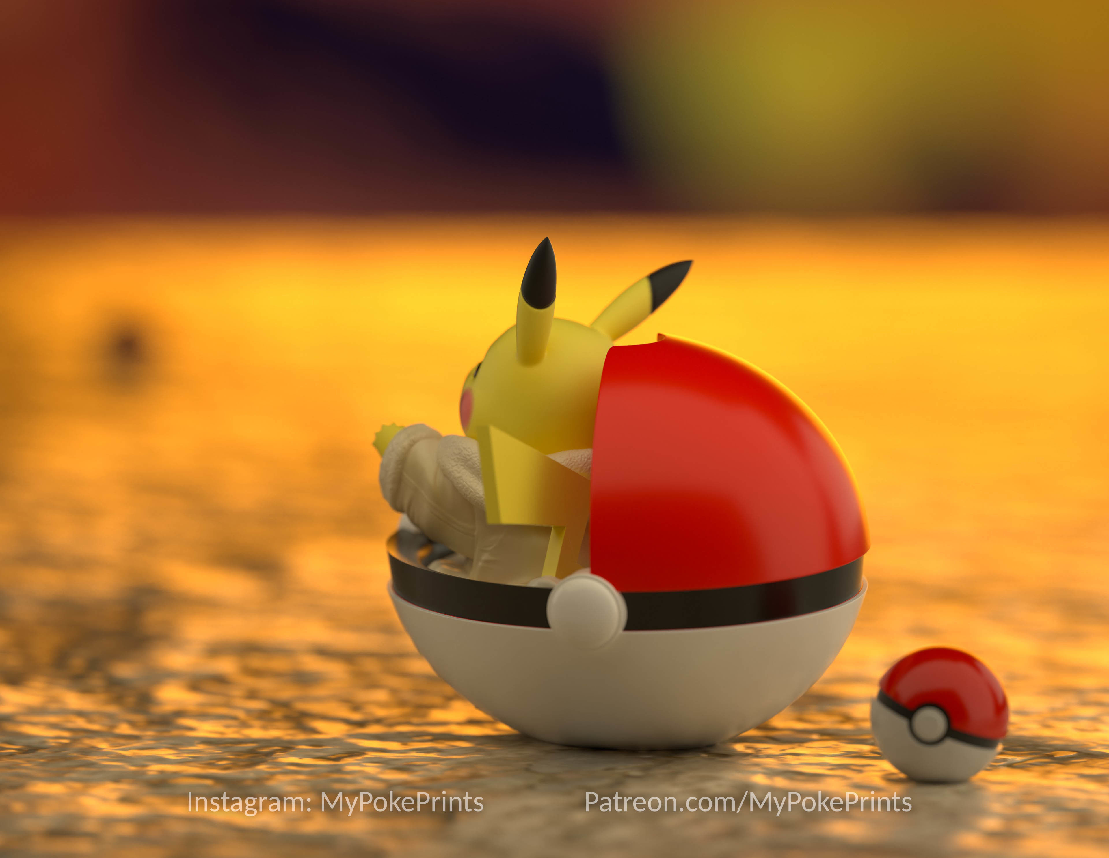 Yodachu - Yoda Pikachu Pokemon Star wars Mashup 3D print model_2