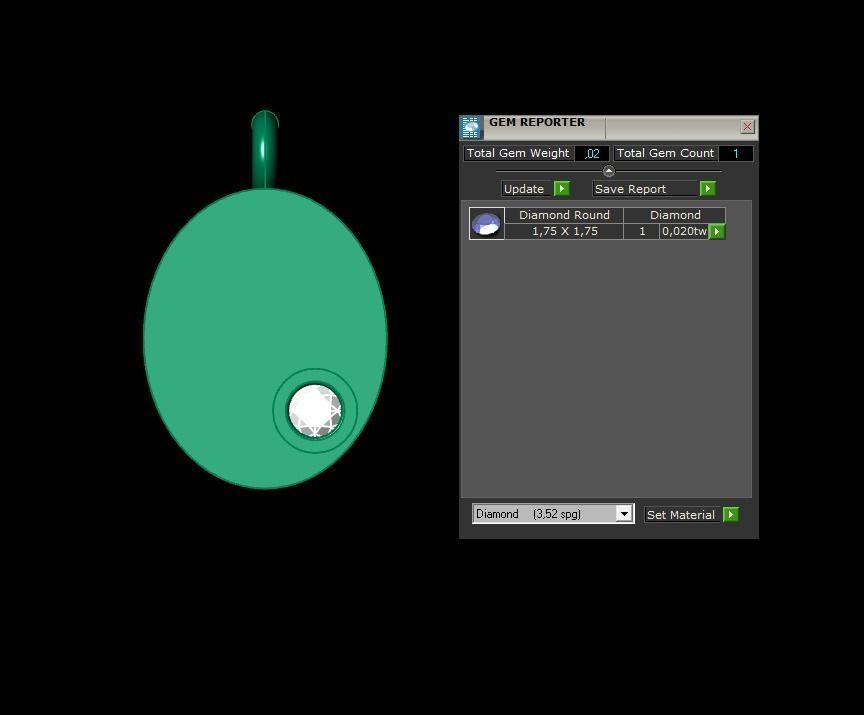  Pendant P134 3D Print Model 3D print model_1