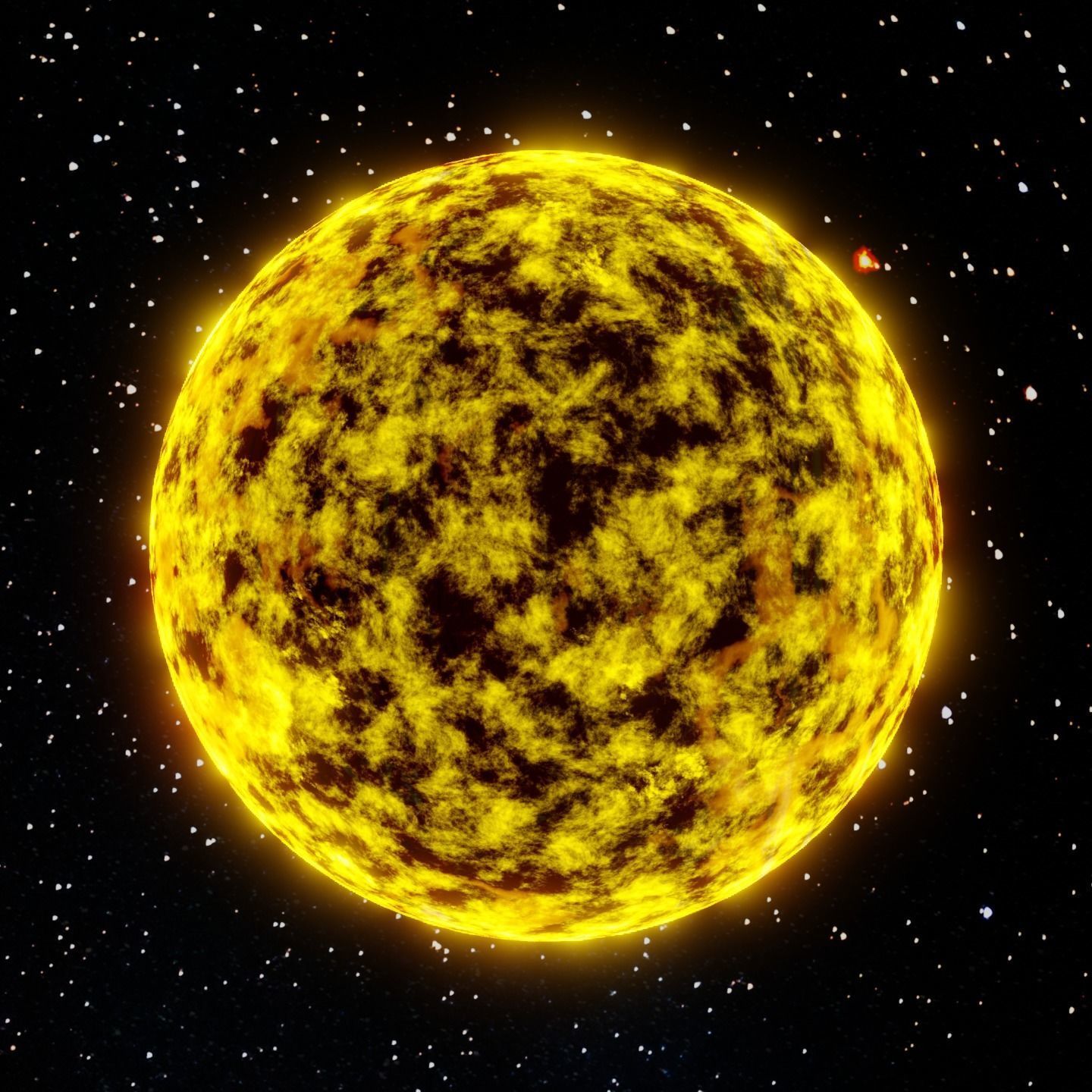 Sun - Star Generator 3D model_5