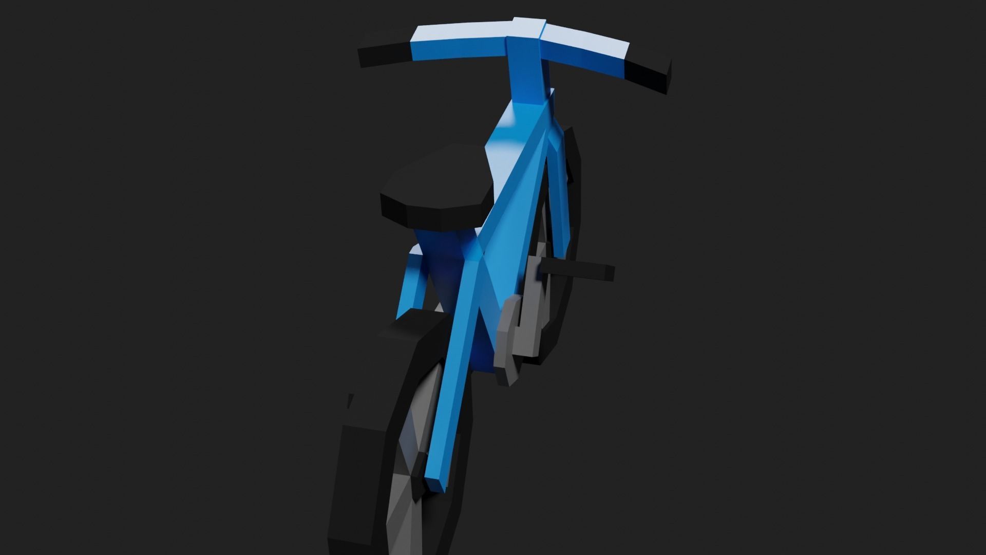 Lowpoly Bicycle Low-poly 3D model_22