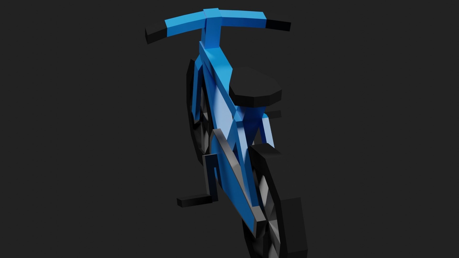 Lowpoly Bicycle Low-poly 3D model_19