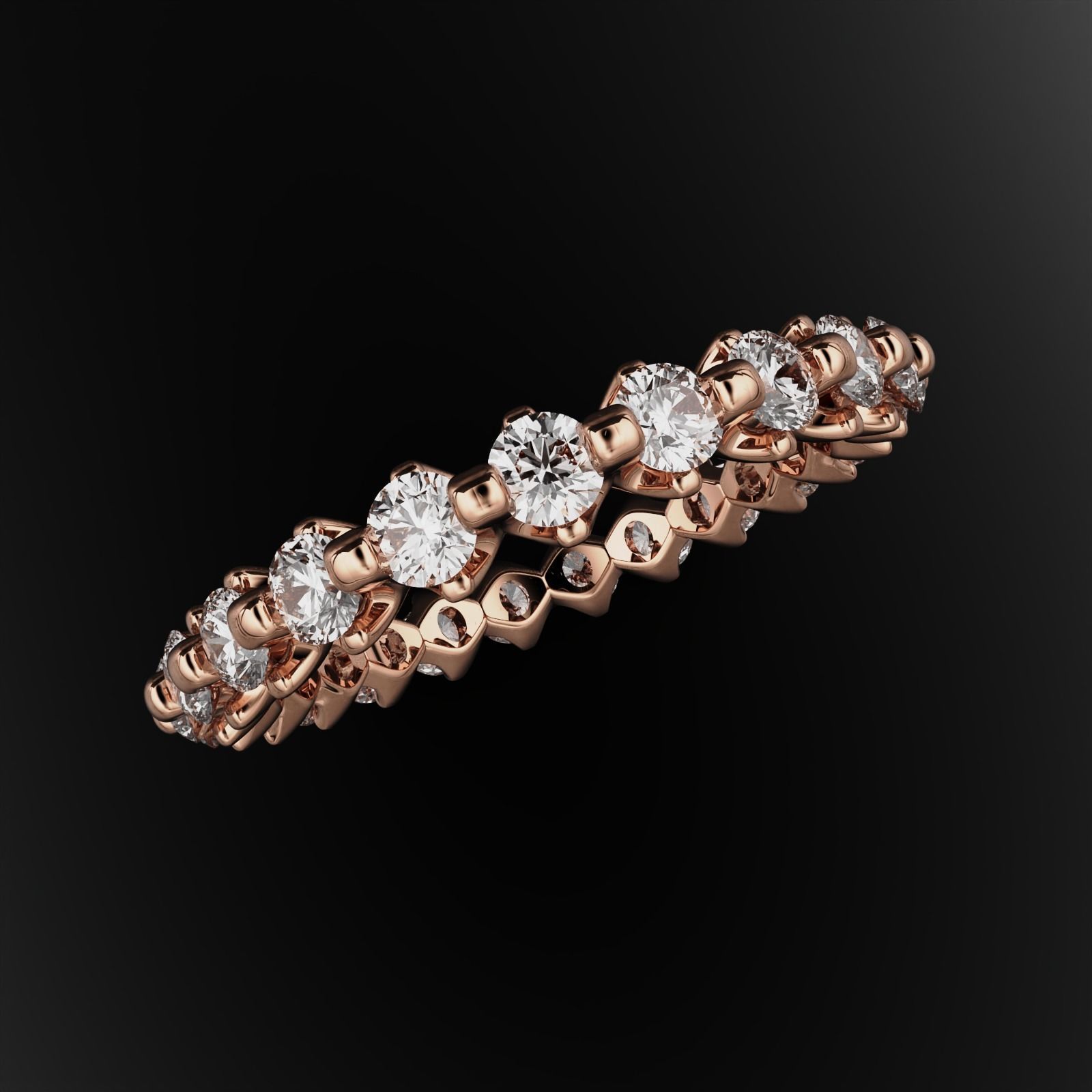 Eternity Ring 3D print model_1