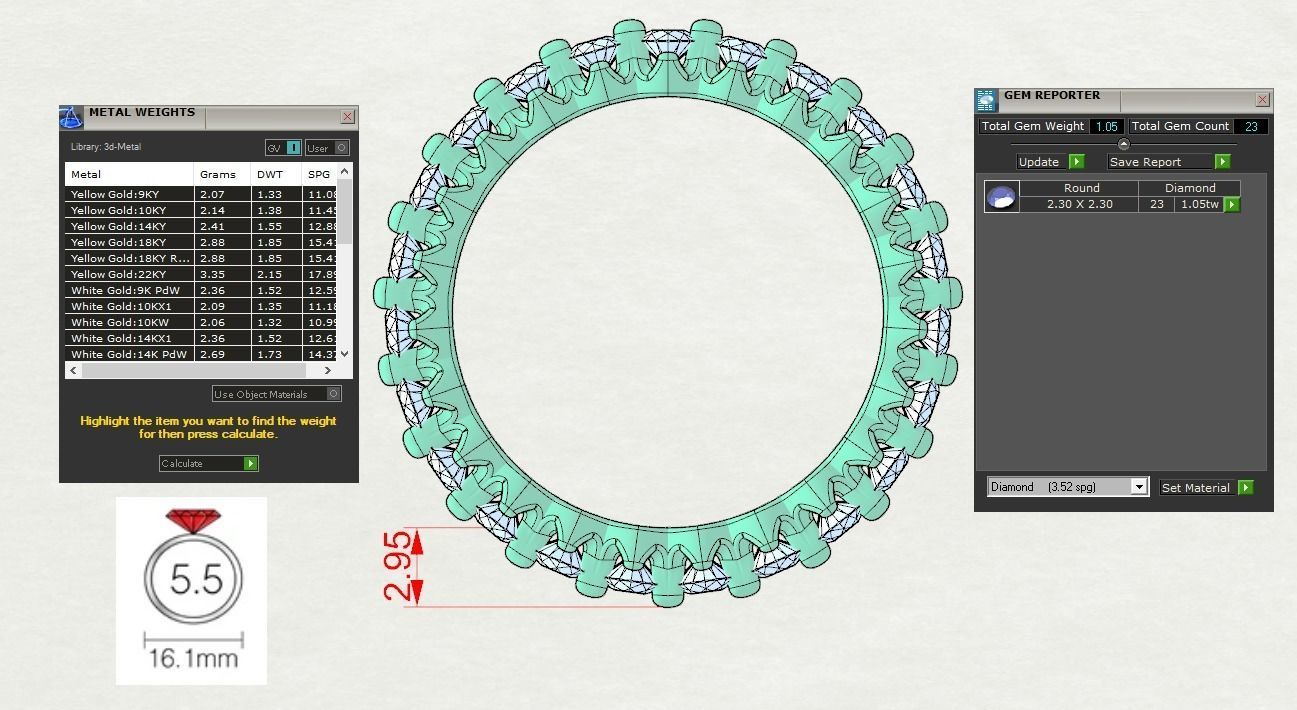 Eternity Ring 3D print model_18