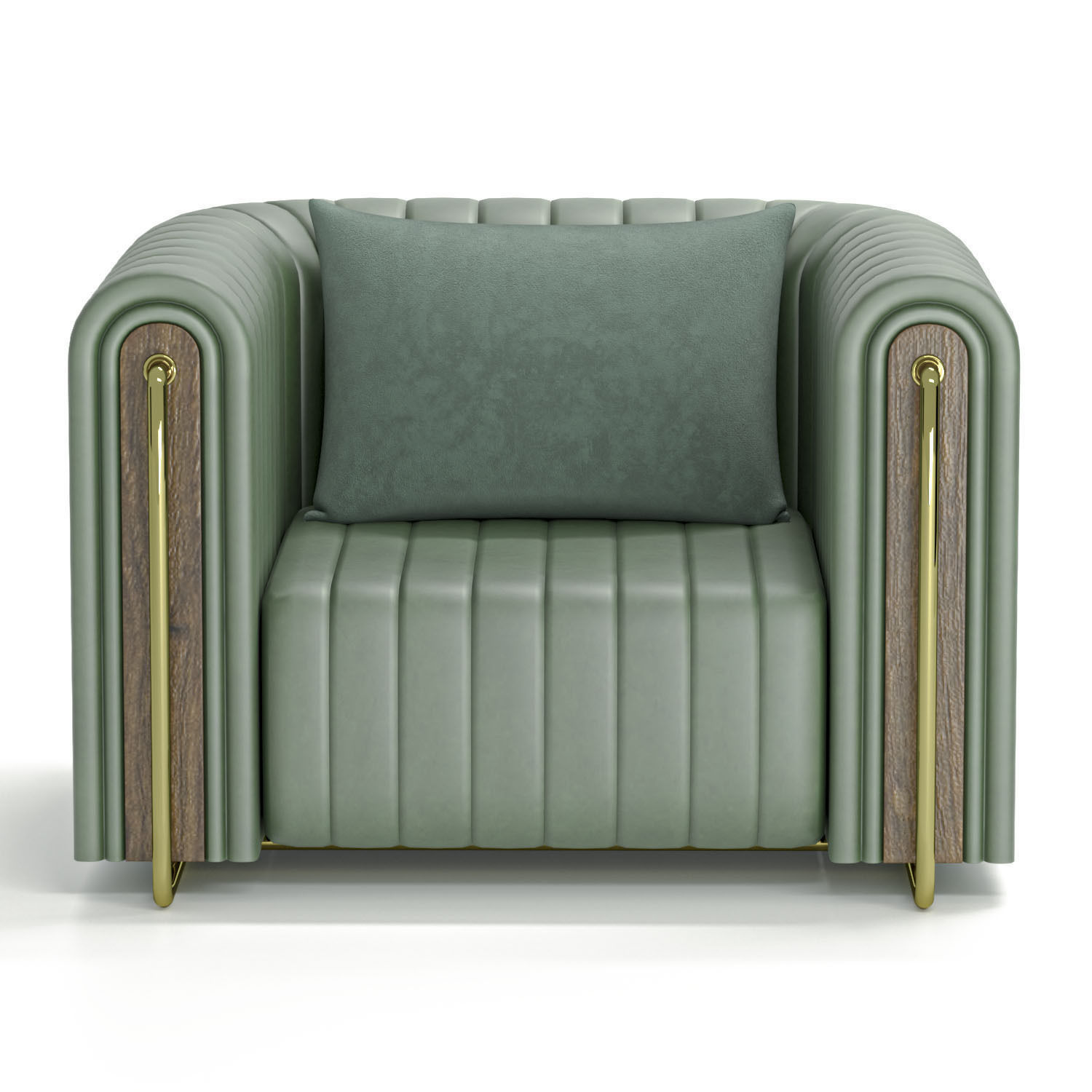 ARMCHAIR RIVERS Low-poly 3D model_1