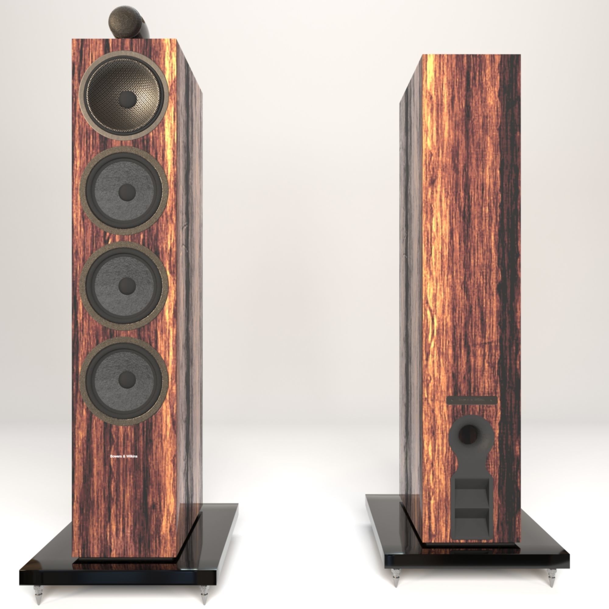 Bowers and Wilkins 702 s2 plus Subwoofer Low-poly 3D model_3