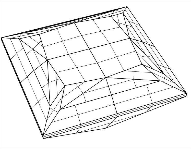 Tanzanite Gem Stones pack 3D print model_11