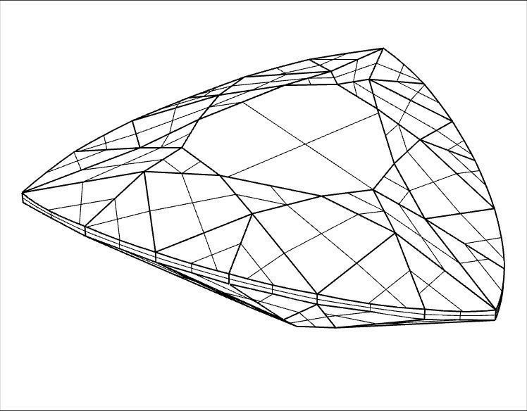 Tanzanite Gem Stones pack 3D print model_10