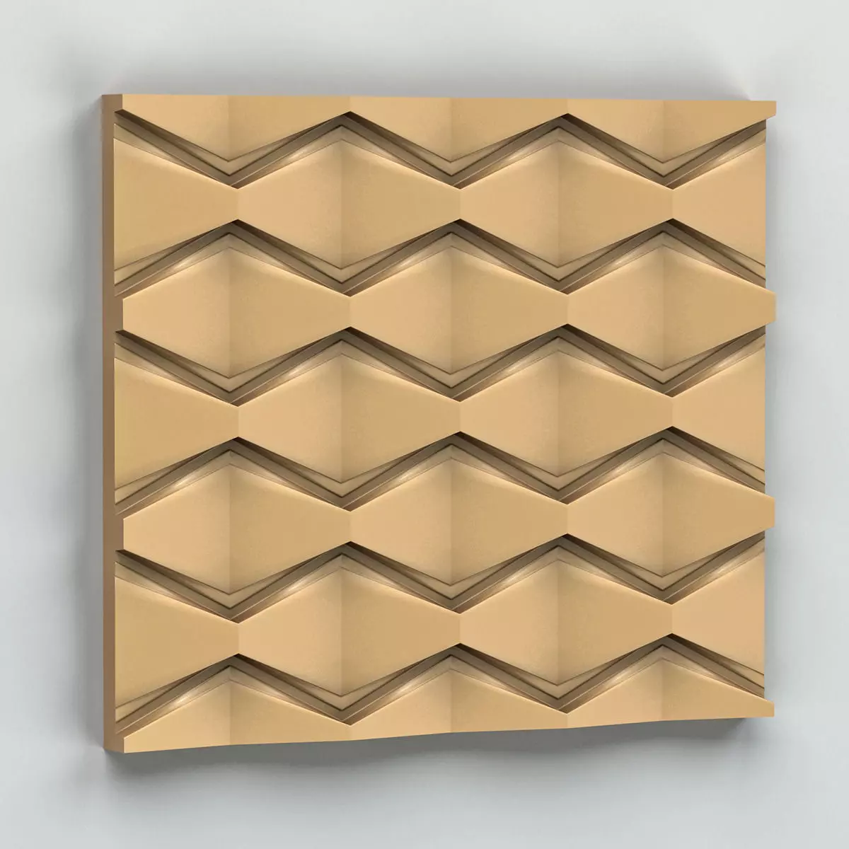 Wall Panel 001 3D model_0