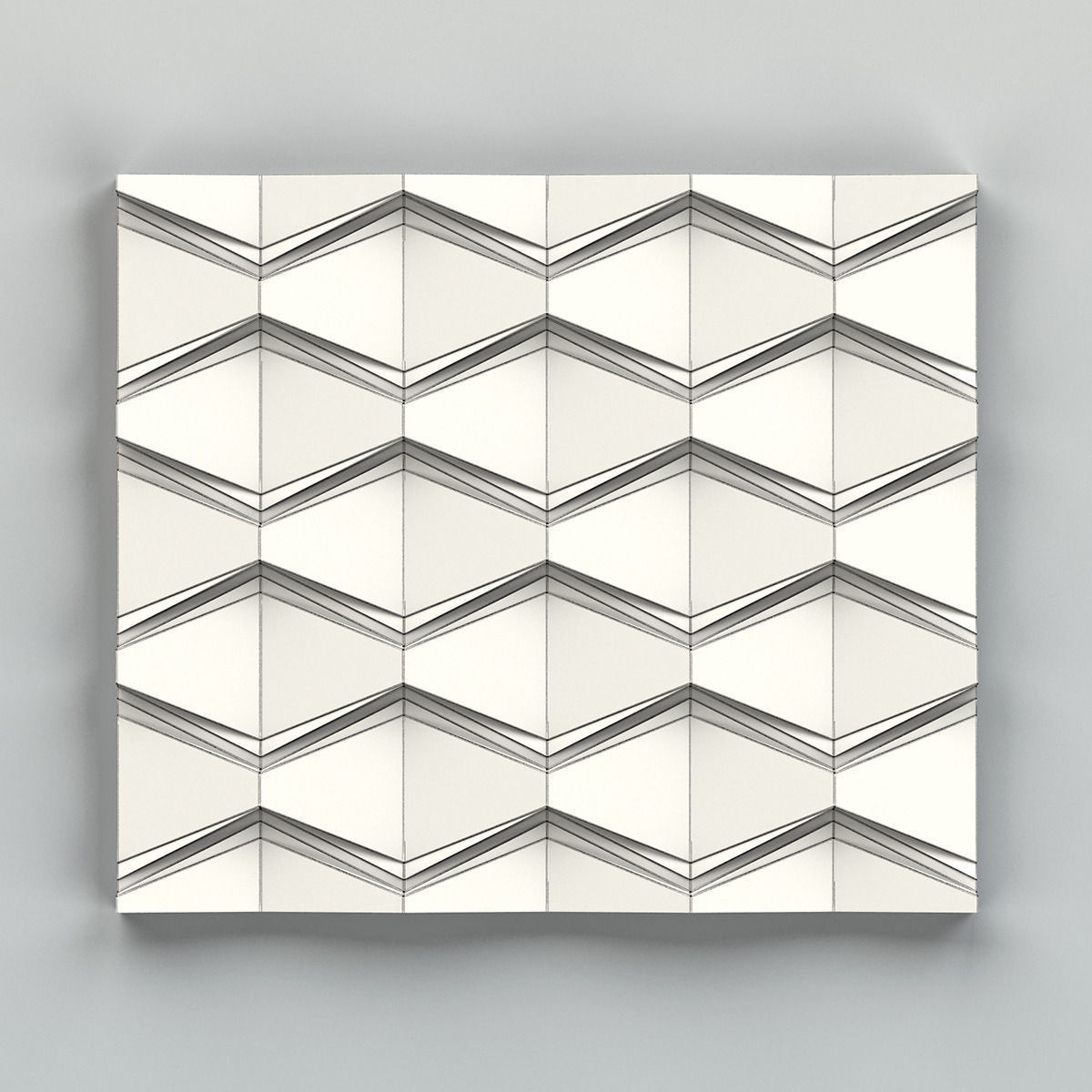Wall Panel 001 3D model_6