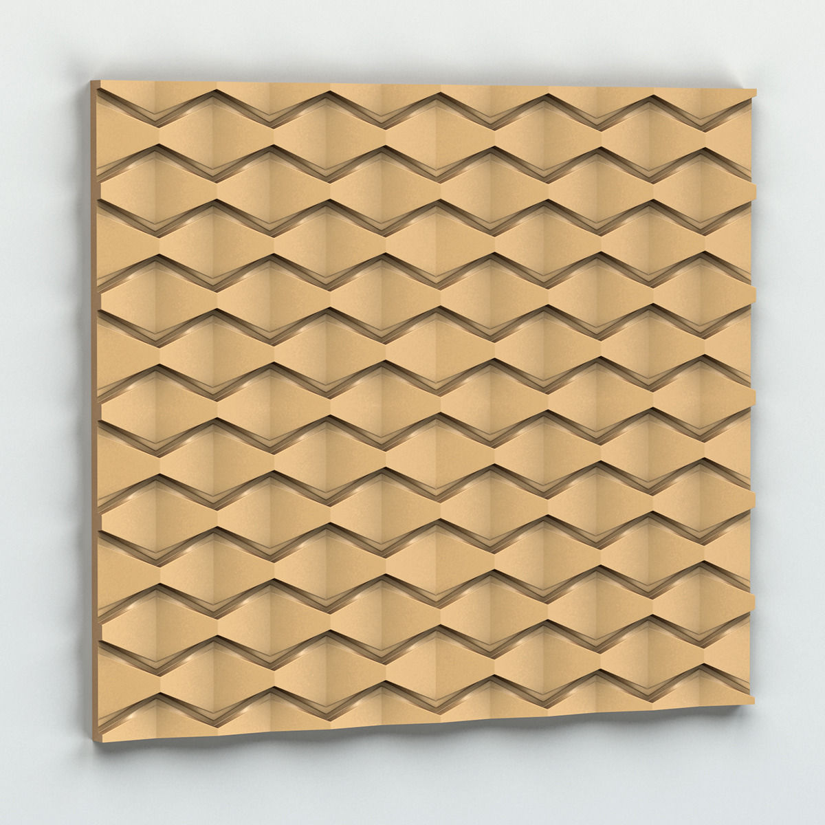 Wall Panel 001 3D model_5