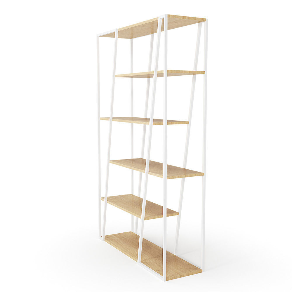 Albi Freestanding Bookcase 3D model_5