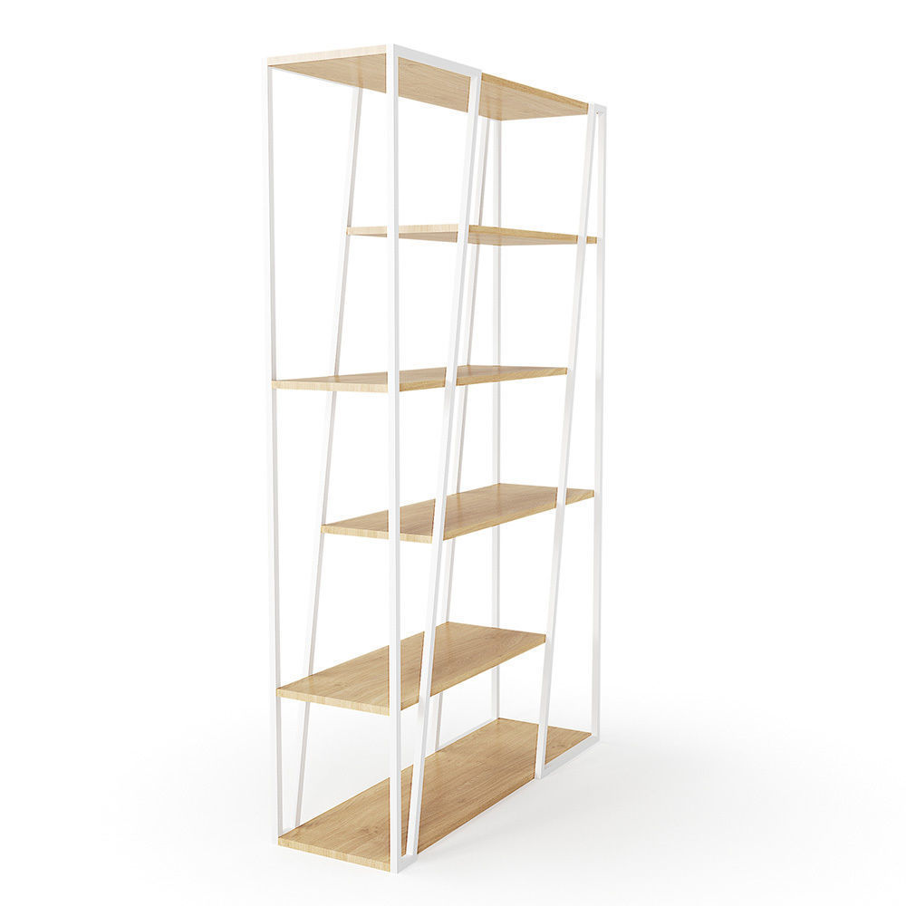 Albi Freestanding Bookcase 3D model_1