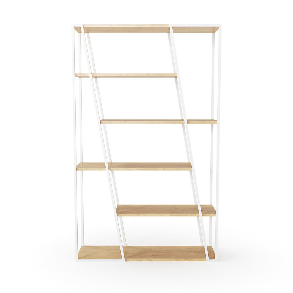 Albi Freestanding Bookcase 3D model_3